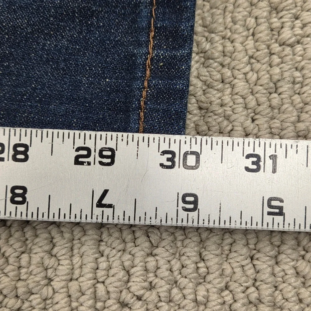 Levis 569 Loose Straight Fit Denim Jeans Dark Wash Blue Mens 40x30 Baggy